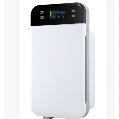 LED display air purifier with copper motor for home